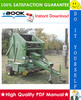 Thumbnail ☆☆ Best ☆☆ John Deere 410, 510 Round Balers Technical Manual
