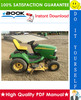 Thumbnail ☆☆ Best ☆☆ John Deere X495, X595 Garden Tractors Technical Manual