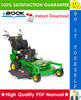Thumbnail ☆☆ Best ☆☆ John Deere 7G18 Commercial Walk-Behind Mower Technical Manual