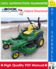 Thumbnail ☆☆ Best ☆☆ John Deere Z710A, Z720A Mid-Frame ZTrak Mower Technical Manual