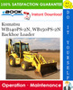 Thumbnail ☆☆ Best ☆☆ Komatsu WB140PS-2N, WB150PS-2N Backhoe Loader Operation & Maintenance Manual  (Serial Number: A40001 and up, A70001 and up)