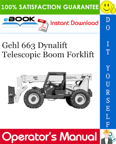 Thumbnail ☆☆ Best ☆☆ Gehl 663 Dynalift Telescopic Boom Forklift Operators Manual