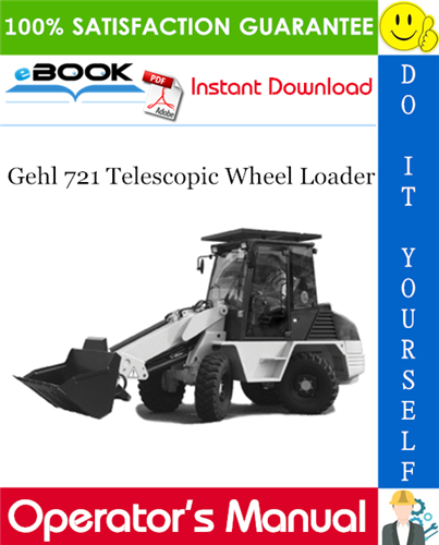 Thumbnail ☆☆ Best ☆☆ Gehl 721 Telescopic Wheel Loader Operators Manual