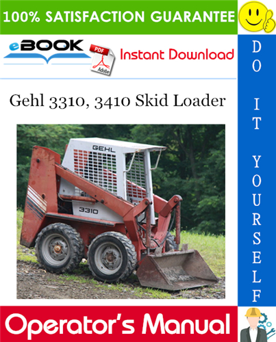 Thumbnail ☆☆ Best ☆☆ Gehl 3310, 3410 Skid Loader Operators Manual