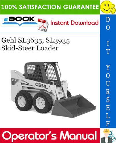 Thumbnail ☆☆ Best ☆☆ Gehl SL3635, SL3935 Skid-Steer Loader Operators Manual
