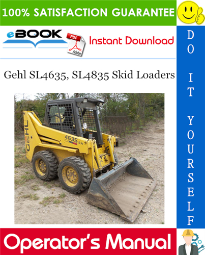 Thumbnail ☆☆ Best ☆☆ Gehl SL4635, SL4835 Skid Loaders Operators Manual