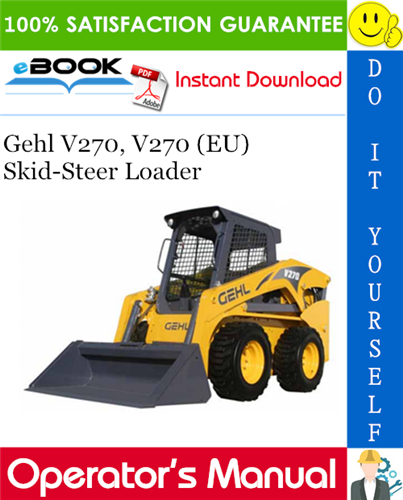 Thumbnail Gehl V270, V270 (EU) Skid-Steer Loader Operator‘s Manual