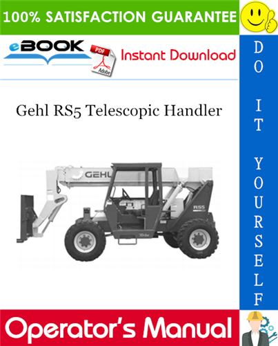 Thumbnail ☆☆ Best ☆☆ Gehl RS5 Telescopic Handler Operators Manual