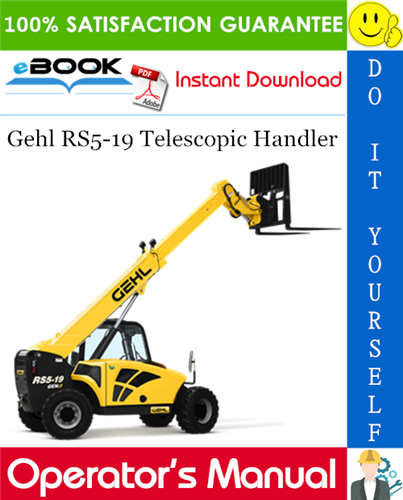 Thumbnail ☆☆ Best ☆☆ Gehl RS5-19 Telescopic Handler Operators Manual #1