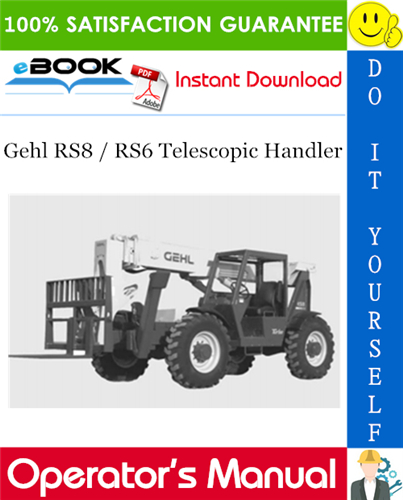 Thumbnail ☆☆ Best ☆☆ Gehl RS8 / RS6 Telescopic Handler Operators Manual