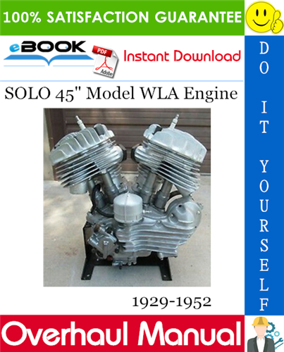 Thumbnail ☆☆ Best ☆☆ SOLO 45 Model WLA Engine Overhaul Manual 1929-1952 Download