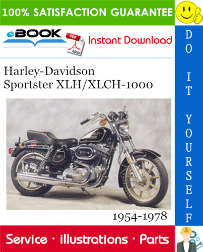 Thumbnail ☆☆ Best ☆☆ Harley-Davidson Sportster XLH/XLCH-1000 Parts Catalog 1954-1978 Download