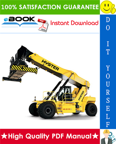 Thumbnail ☆☆ Best ☆☆ Hyster R45-27IH, RS45-30CH, RS46-30IH, RS46-33CH, RS46-33IH, RS46-36CH (A222) Reach Stacker Service Repair Manual