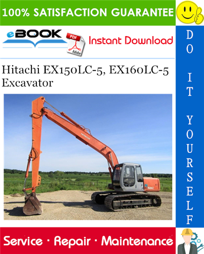 Thumbnail ☆☆ Best ☆☆ Hitachi EX150LC-5, EX160LC-5 Excavator Service Repair Manual + Circuit Diagram & Harness