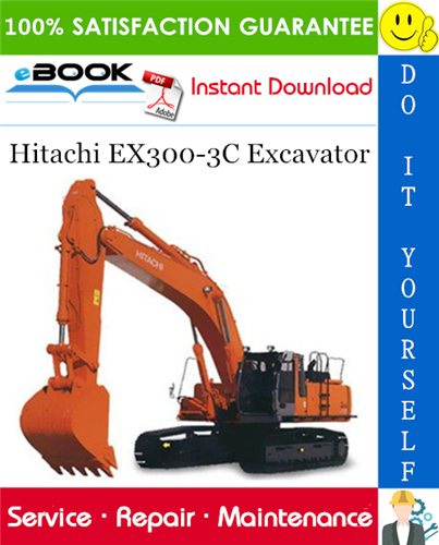 Thumbnail ☆☆ Best ☆☆ Hitachi EX300-3C Excavator Service Repair Manual + Parts Catalog