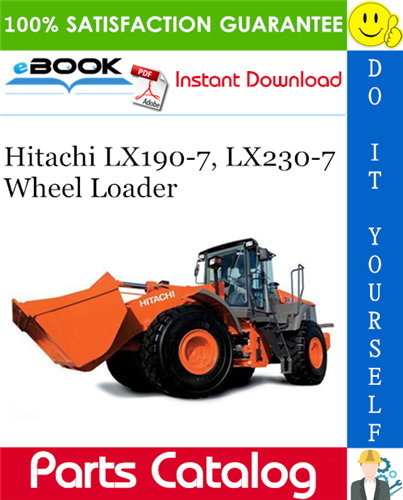 Thumbnail ☆☆ Best ☆☆ Hitachi LX190-7, LX230-7 Wheel Loader Parts Catalog