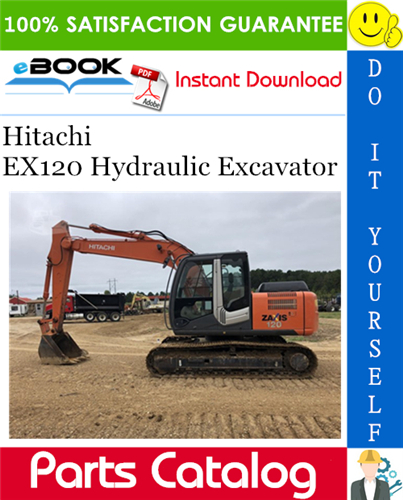 Thumbnail ☆☆ Best ☆☆ Hitachi EX120 Hydraulic Excavator Parts Catalog Manual