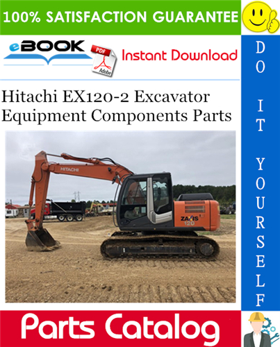 Thumbnail ☆☆ Best ☆☆ Hitachi EX120-2 Excavator Equipment Components Parts Catalog Manual