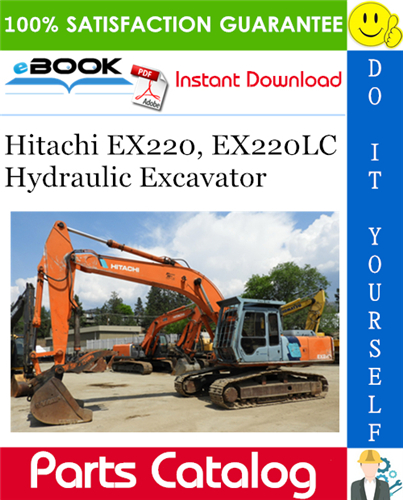 Thumbnail ☆☆ Best ☆☆ Hitachi EX220, EX220LC Hydraulic Excavator Parts Catalog Manual