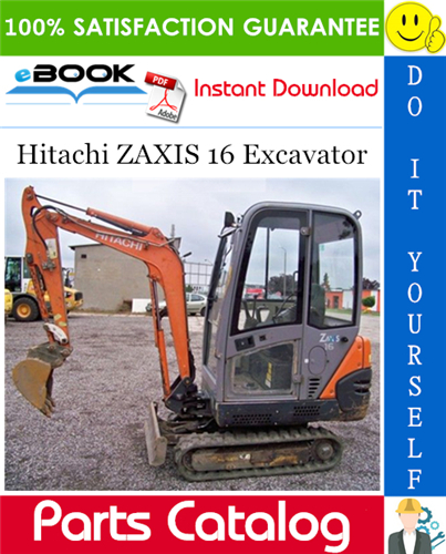 Thumbnail ☆☆ Best ☆☆ Hitachi ZAXIS 16 Excavator Parts Catalog Manual