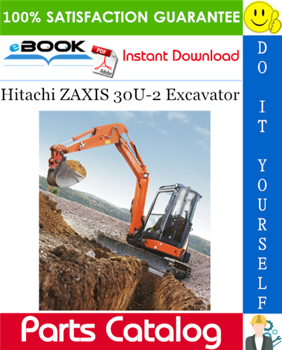 Thumbnail ☆☆ Best ☆☆ Hitachi ZAXIS 30U-2 Excavator Parts Catalog Manual