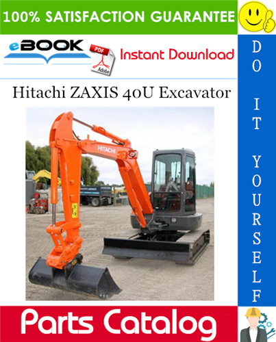 Thumbnail ☆☆ Best ☆☆ Hitachi ZAXIS 40U Excavator Parts Catalog Manual