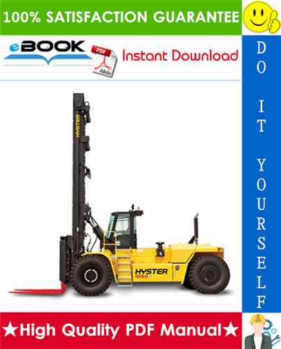 Thumbnail ☆☆ Best ☆☆ Hyster H36.00C (H800C), H40.00C (H880C), H44.00C (H970C), H48.00CH (H1050CH) [C117] Forklift Trucks Service Repair Manual