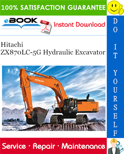 Thumbnail ☆☆ Best ☆☆ Hitachi ZX870LC-5G Hydraulic Excavator Service Repair Manual