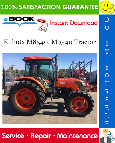Thumbnail ☆☆ Best ☆☆ Kubota M8540, M9540 Tractor Service Repair Manual