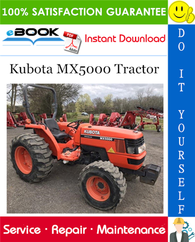 Thumbnail ☆☆ Best ☆☆ Kubota MX5000 Tractor Service Repair Manual