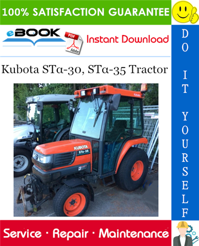 Thumbnail ☆☆ Best ☆☆ Kubota STα-30, STα-35 Tractor Service Repair Manual