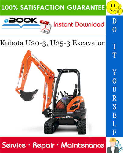 Thumbnail ☆☆ Best ☆☆ Kubota U20-3, U25-3 Excavator Service Repair Manual Thumbnail ☆☆ Best ☆☆ Kubota U20-3, U25-3 Excavator Service Repair Manual