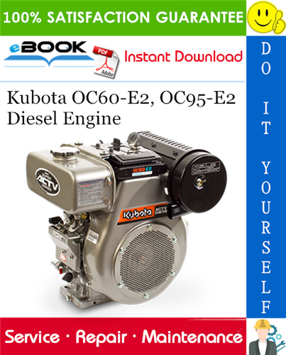 Thumbnail ☆☆ Best ☆☆ Kubota OC60-E2, OC95-E2 Diesel Engine Service Repair Manual 