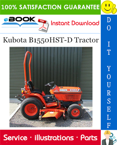 Thumbnail ☆☆ Best ☆☆ Kubota B1550HST-D Tractor Parts Manual