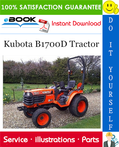 Thumbnail ☆☆ Best ☆☆ Kubota B1700D Tractor Parts Manual