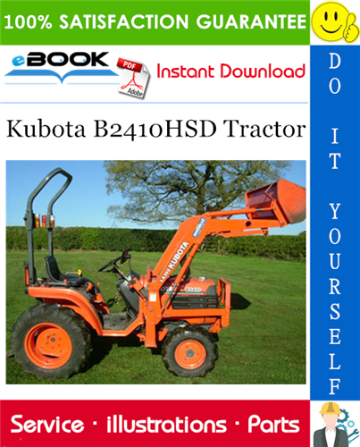 Thumbnail ☆☆ Best ☆☆ Kubota B2410HSD Tractor Parts Manual
