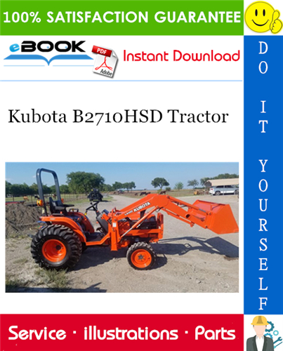 Thumbnail ☆☆ Best ☆☆ Kubota B2710HSD Tractor Parts Manual