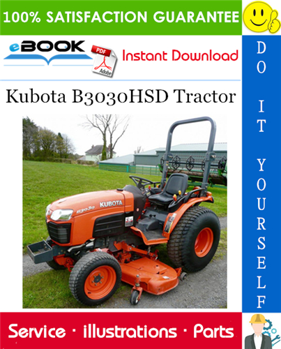 Thumbnail ☆☆ Best ☆☆ Kubota B3030HSD Tractor Parts Manual