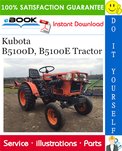 Thumbnail ☆☆ Best ☆☆ Kubota B5100D, B5100E Tractor Parts Manual