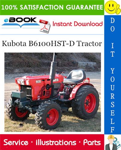Thumbnail ☆☆ Best ☆☆ Kubota B6100HST-D Tractor Parts Manual