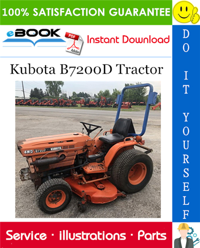 Thumbnail ☆☆ Best ☆☆ Kubota B7200D Tractor Parts Manual