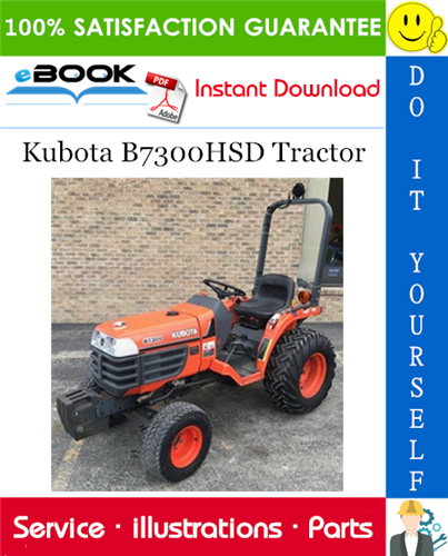 Thumbnail ☆☆ Best ☆☆ Kubota B7300HSD Tractor Parts Manual