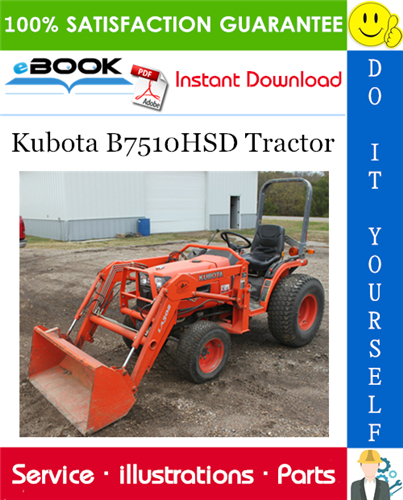 Thumbnail ☆☆ Best ☆☆ Kubota B7510HSD Tractor Parts Manual