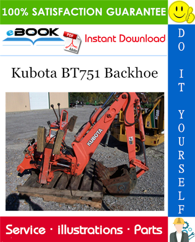 Thumbnail ☆☆ Best ☆☆ Kubota BT751 Backhoe Parts Manual