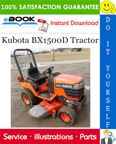Thumbnail ☆☆ Best ☆☆ Kubota BX1500D Tractor Parts Manual