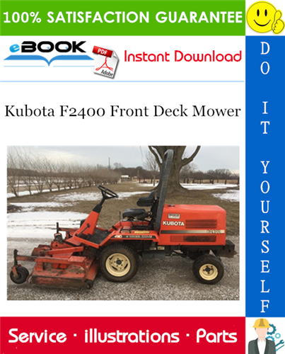 Thumbnail ☆☆ Best ☆☆ Kubota F2400 Front Deck Mower Parts Manual