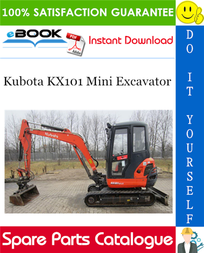 Thumbnail ☆☆ Best ☆☆ Kubota KX101 Mini Excavator Spare Parts Catalog