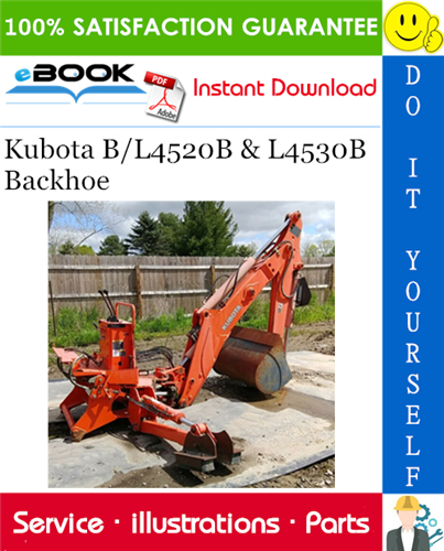 Thumbnail ☆☆ Best ☆☆ Kubota B/L4520B & L4530B Backhoe Parts Manual