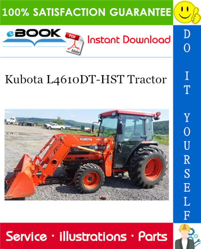 Thumbnail ☆☆ Best ☆☆ Kubota L4610DT-HST Tractor Parts Manual