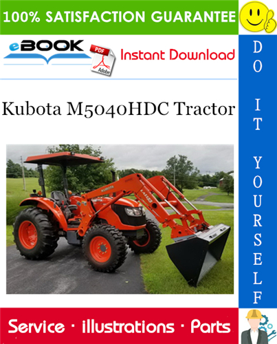 Thumbnail ☆☆ Best ☆☆ Kubota M5040HDC Tractor Parts Manual